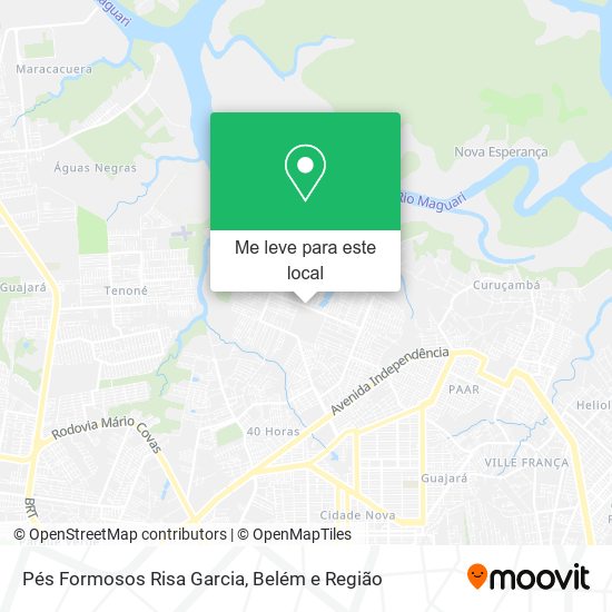 Pés Formosos Risa Garcia mapa