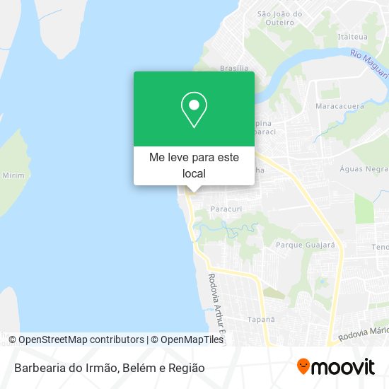 Barbearia do Irmão mapa