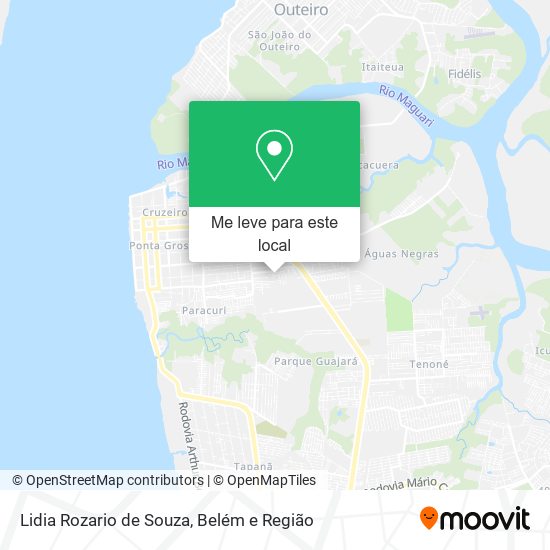 Lidia Rozario de Souza mapa