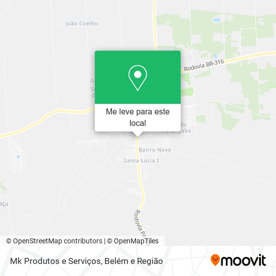 Mk Produtos e Serviços mapa