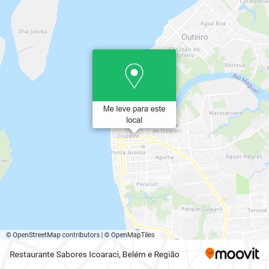 Restaurante Sabores Icoaraci mapa