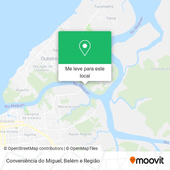 Conveniência do Miguel mapa
