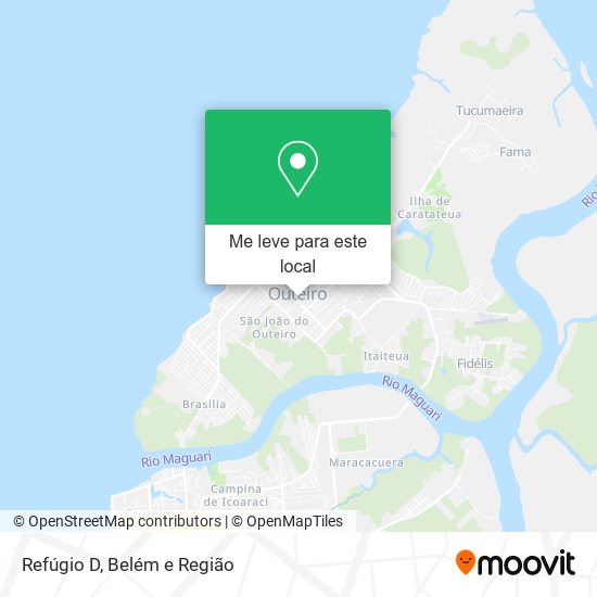 Refúgio D mapa
