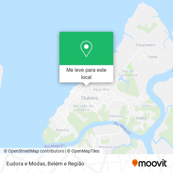 Eudora e Modas mapa