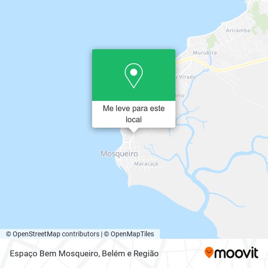 Espaço Bem Mosqueiro mapa