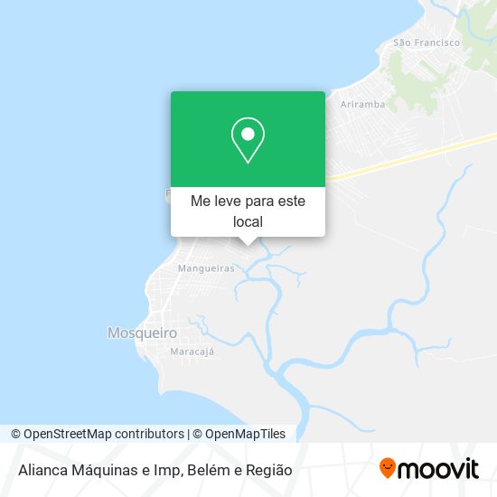 Alianca Máquinas e Imp mapa