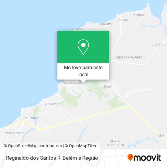 Reginaldo dos Santos R mapa