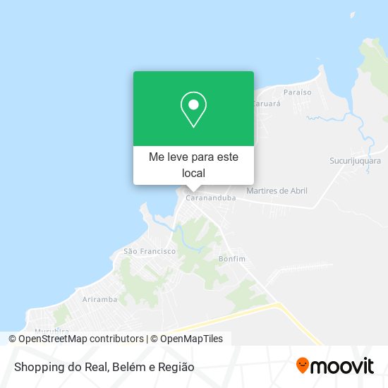 Shopping do Real mapa
