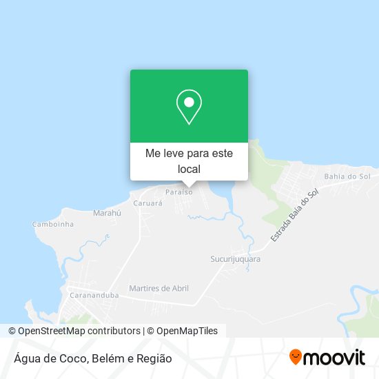 Água de Coco mapa