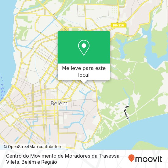 Centro do Movimento de Moradores da Travessa Vilets mapa