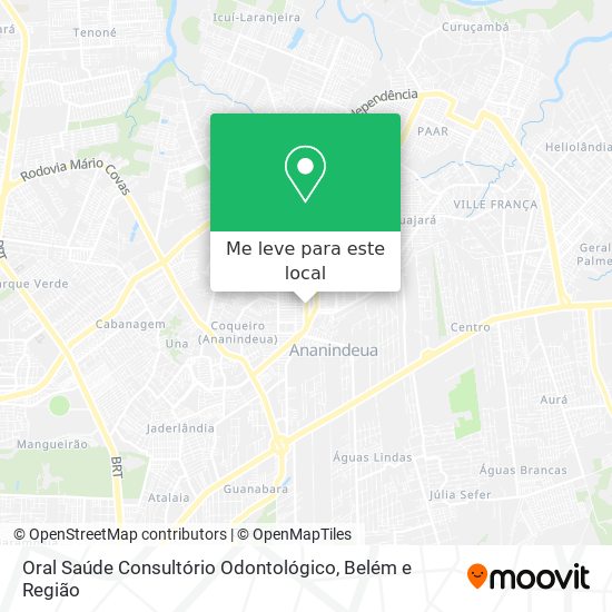 Oral Saúde Consultório Odontológico mapa