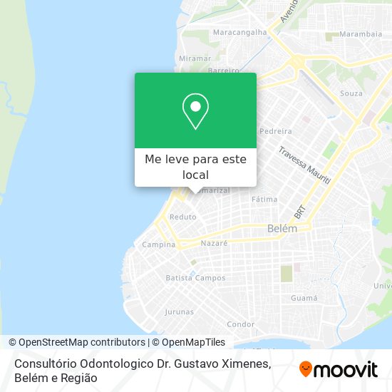 Consultório Odontologico Dr. Gustavo Ximenes mapa