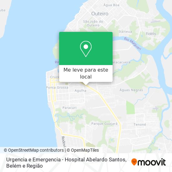 Urgencia e Emergencia - Hospital  Abelardo  Santos mapa