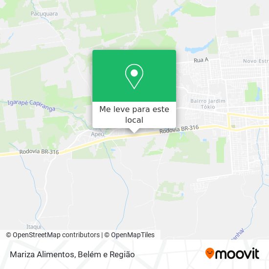 Mariza Alimentos mapa
