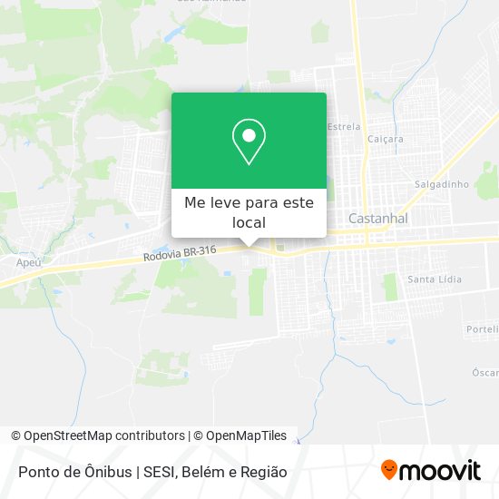 Ponto de Ônibus | SESI mapa