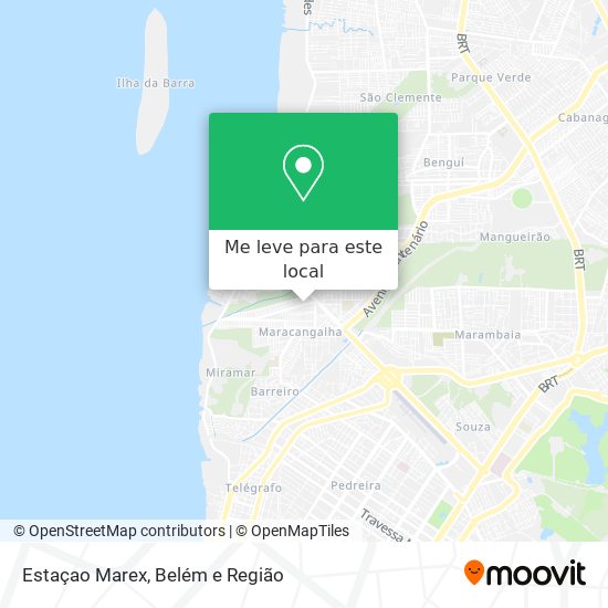 Estaçao Marex mapa