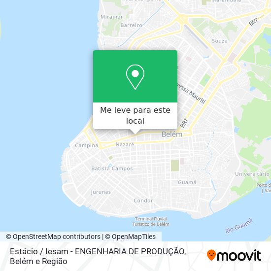 Estácio / Iesam - ENGENHARIA DE PRODUÇÃO mapa