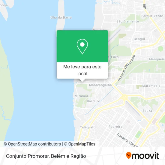 Conjunto Promorar mapa