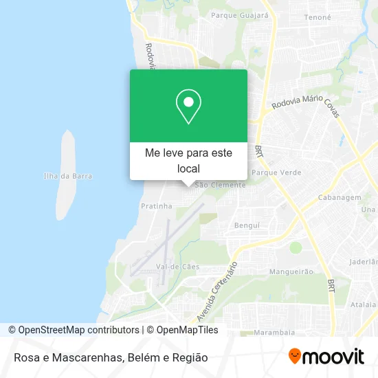 Rosa e Mascarenhas mapa