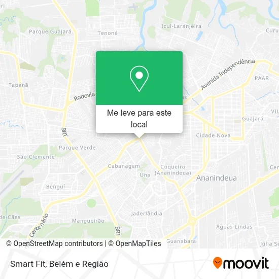 Smart Fit mapa