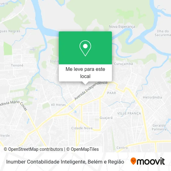 Inumber Contabilidade Inteligente mapa