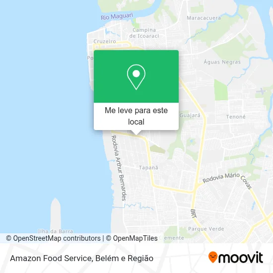 Amazon Food Service mapa