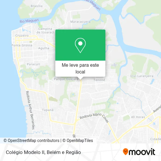 Colégio Modelo II mapa