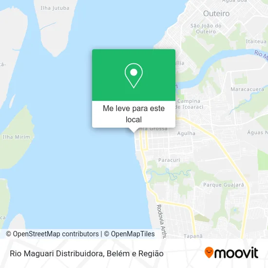 Rio Maguari Distribuidora mapa