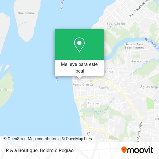 R & a Boutique mapa