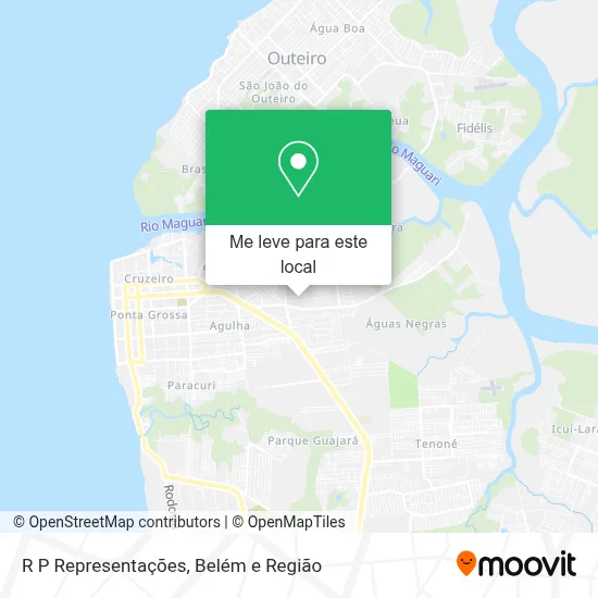 R P Representações mapa