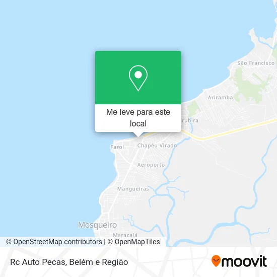 Rc Auto Pecas mapa