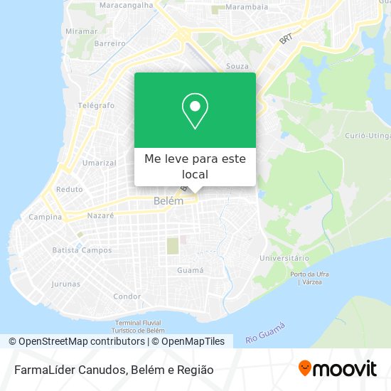 FarmaLíder Canudos mapa