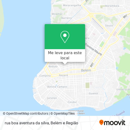rua boa aventura da silva mapa