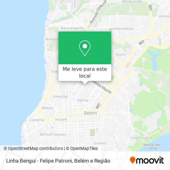 Linha Bengui - Felipe Patroni mapa