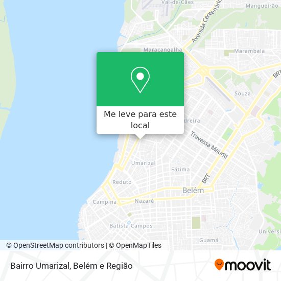 Bairro Umarizal mapa