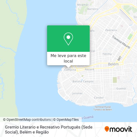 Gremio Literario e Recreativo Português (Sede Social) mapa