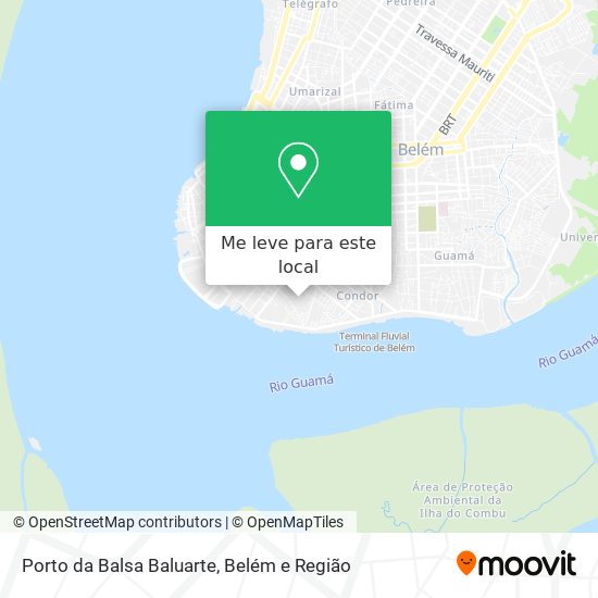 Porto da Balsa Baluarte mapa