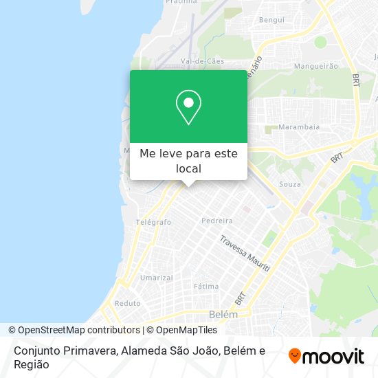 Conjunto Primavera, Alameda São João mapa