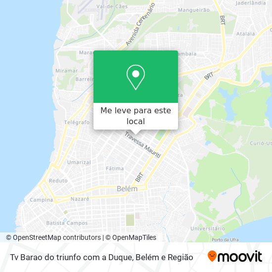 Tv Barao do triunfo com a Duque mapa