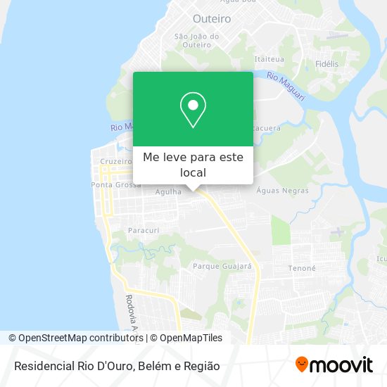 Residencial Rio D'Ouro mapa