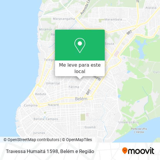 Travessa Humaitá 1598 mapa