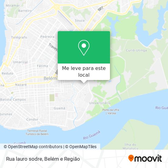 Rua lauro sodre mapa