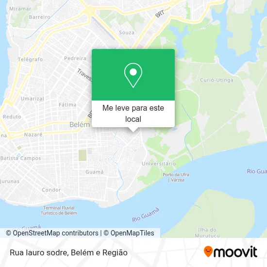 Rua lauro sodre mapa