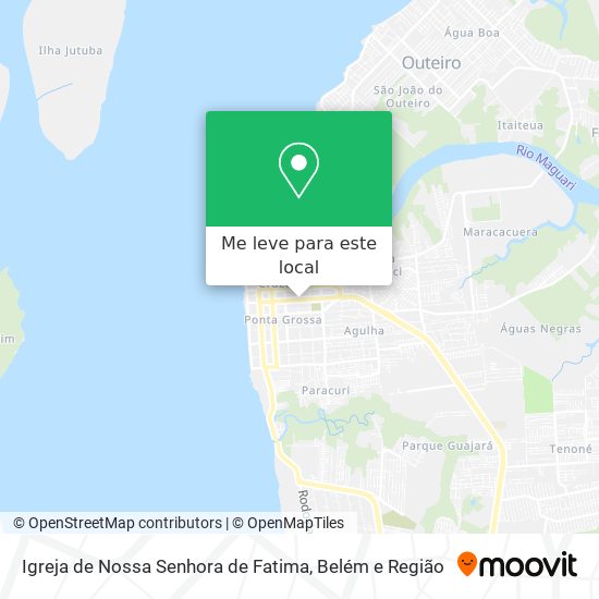 Igreja de Nossa Senhora de Fatima mapa