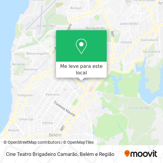 Cine Teatro Brigadeiro Camarão mapa