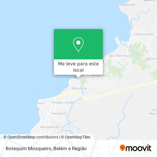 Botequim Mosqueiro mapa