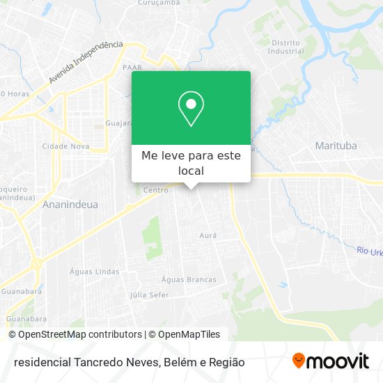residencial Tancredo Neves mapa