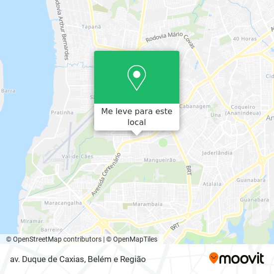 av. Duque de Caxias mapa