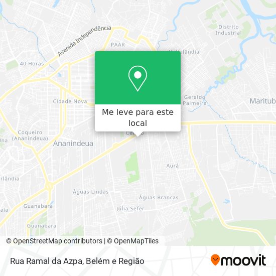 Rua Ramal da Azpa mapa