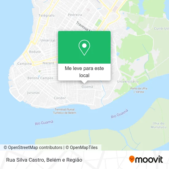 Rua Silva Castro mapa